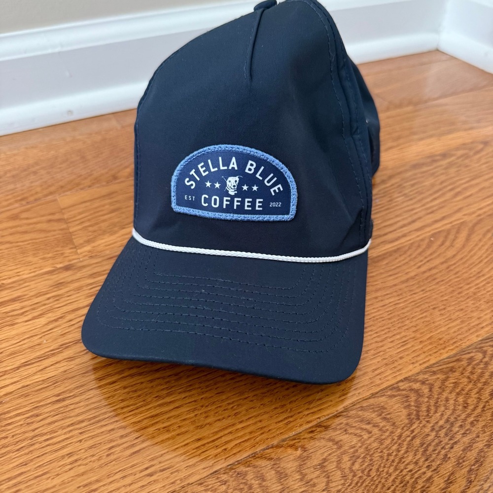 Imperial Stella Blue Coffee Navy Blue Rope Hat Adjustable Snapback Cap PMT